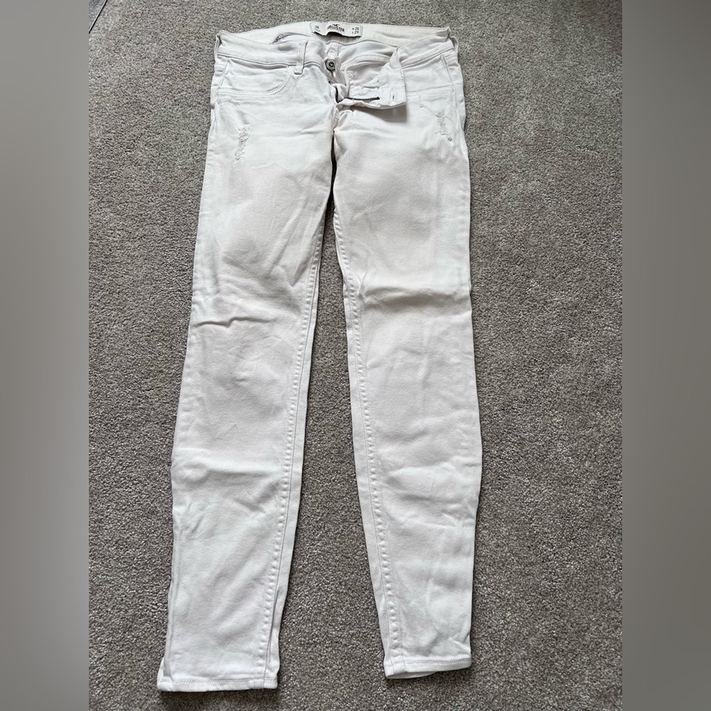 Hollister 3R white jeans